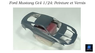 Ford Mustang Gt4 Mise en peinture [upl. by Ayatan266]