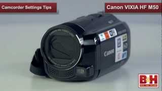 Camcorder Settings Tips [upl. by Shevlo]