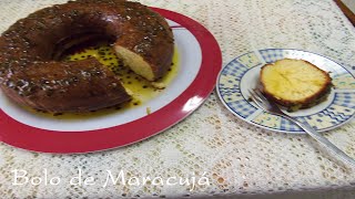 Receita  Bolo de maracujá de liquidificador receita [upl. by Attennaj]