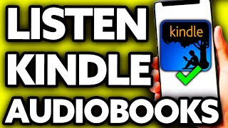 How To Listen to Audiobooks on Kindle App EASY [upl. by Sholes663]