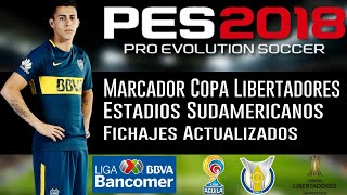 DESCARGA PES 2018 SUDAMERICANO PARA PPSSPP CON COPA LIBERTADORES ACTUALIZADA [upl. by Allistir]