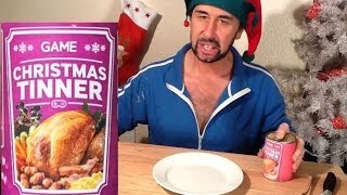 Christmas Tinner Review  Christmas dinner in a can [upl. by Nereil]