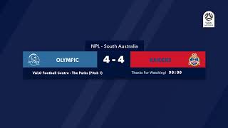 🏆 NPL SA Round 6️⃣ 🏟 Adelaide Olympic vs Raiders NPLSA [upl. by Sinnard]