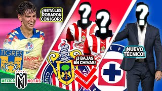 La VERDAD del quotFRAUDEquot de Tigres al Ame🔥 TRIPLE BAJA GRATIS en Chivas😱 ¡NUEVO DT en Cruz Azul🤩 [upl. by Clintock]