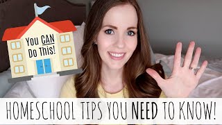 NEW TO HOMESCHOOLING 5 HOMESCHOOL TIPS YOU NEED TO KNOW  HOW TO START HOMESCHOOLING [upl. by Narak]