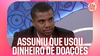 BOMBA Davi diz que estava ‘sem dinheiro’ e admite uso de verba doada [upl. by Bachman]