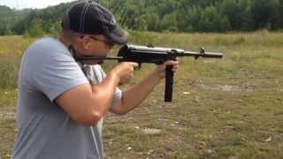 GSG mp40 22lr shooting review [upl. by Ecirtak]