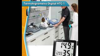 🔸Termohigrometro Digital LCD  Pro Instruments  HTC1  Temperatura y Humedad interior [upl. by Auhsaj]