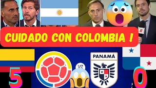 ARGENTINOS ENLOQUECEN X COLOMBIA VS PANAMA  CUIDADO CON COLOMBIA SON CANDIDATOS A CAMPEONES [upl. by Gerri]