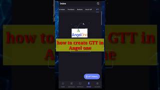 How to create a GTT order in Angel one Tamil  GTT order in Tamil  moneymaking trading [upl. by Bagger]