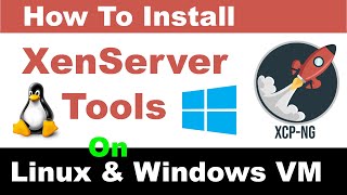 How To Install XenServer tools in your VM linux and Windows [upl. by Alrahc]