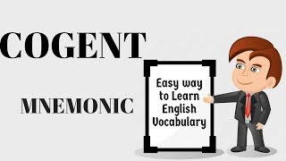 Build Vocabulary  COGENT MnemonicTrick [upl. by Letisha]