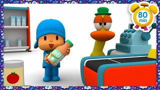 🛍️ Lets go shopping Pocoyo’s Supermarket  Pocoyo in English  Official Channel  Kids Cartoons [upl. by Graig]