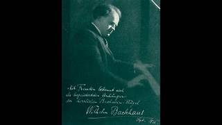 Wilhelm Backhaus  Brahms  Rhapsody in G minor Op79  2 1932 [upl. by Judon]