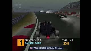 Formula 1 PS1  HeinzHarald Frentzen Season  Race 13  Portuguese Grand Prix [upl. by Anelat]