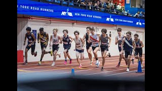 Quick Mens Two Mile at Trials of Miles at The Armory [upl. by Ayeki]