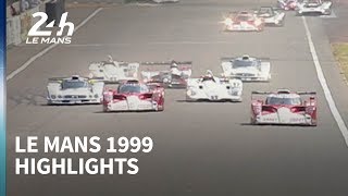 Flying Mercedes and fierce competition  1999 Le Mans highlights [upl. by Nobel]