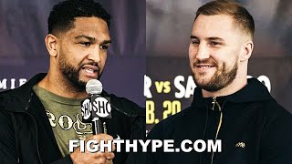 quotPOINT TO PROVEquot DOMINIC BREAZEALE VS OTTO WALLIN FINAL PRESS CONFERENCE amp FACE OFF [upl. by Jerol]