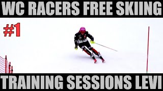 WC Racers Free Skiing at LEVI 2020 1 [upl. by Case715]