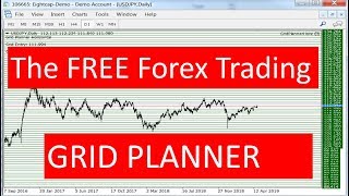 The Free Grid Planner EA  A tool for Forex Grid Traders to plan their Grid sizes for risk control [upl. by Lavina]