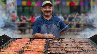 Cooking a Carne Asada for 300 People with Siete Foods [upl. by Allerbag847]