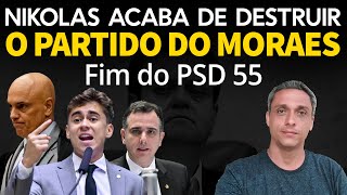 Urgente Nikolas Ferreira acaba de destruir o partido que protege o Moraes Fim do PSD 55 [upl. by Julietta]