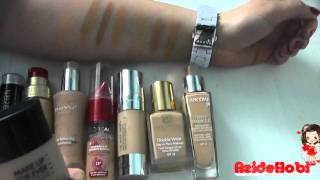 Fondotenler  Foundation  Azide Hobi  LAncome Miracle  Double Wear  BeyuMAkeup forever [upl. by Olson]