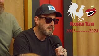 Geoff Ramsey responds to Rooster Teeth Shutdown [upl. by Gary]