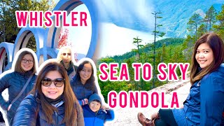 Sea to Sky Gondola Squamish  Whistler Village  BC Canada  Oct 2021 [upl. by Retsof578]