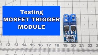 Demonstrating Nchannel Mosfet module From ICStationcom [upl. by Dippold]