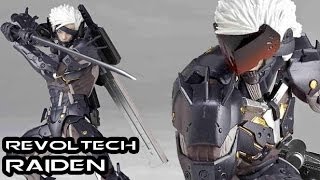 Revoltech Metal Gear Rising Revengeance RAIDEN Figure Review [upl. by Haelhsa]