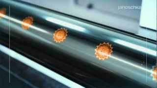 laser etching technology for rotogravure cylinder by Janoschka [upl. by Ener972]