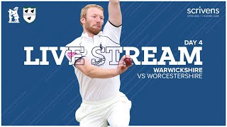 🔴 LIVE  Warwickshire vs Worcestershire  County Championship Day 4 [upl. by Ikciv345]