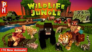 Wildlife Jungle  Minecraft Marketplace Trailer [upl. by Oirogerg]