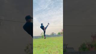 Taekwondo best kick 😳  3 steps tutorial viral martialarts shorts [upl. by Nyhagen725]