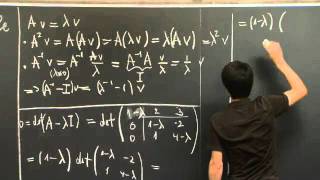 Eigenvalues and Eigenvectors  MIT 1806SC Linear Algebra Fall 2011 [upl. by Reddin]