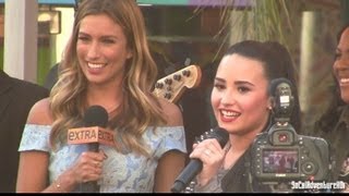 HD Demi Lovato talks about New Single Heart Attack at The Grove in LA [upl. by Ahsieken]