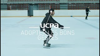 Tutos patin à glace 4  Adopter les bons gestes [upl. by Atteirneh29]