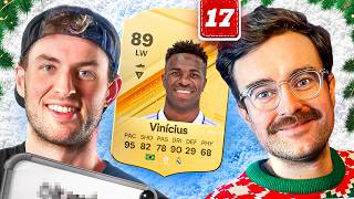 FC24 Squad Builder Showdown Advent VINICIUS JUNIOR Day 17 vs RunTheFUTMarket [upl. by Ayrolg274]