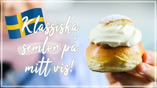 Hur man bakar klassiska semlor  Lär dig baka med Camilla Hamid [upl. by Adirf]