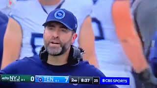 Brian Callahan after the Will Levis turnover Hey what the f—k are you doing” nfl [upl. by Korwin]