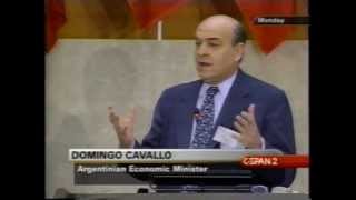 Domingo Cavallo sensacional discurso en ingles Washington USA EEUU [upl. by Ettenauq]