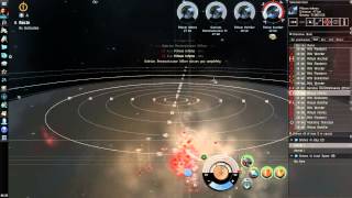 EVE Online Guristas Scout Outpost 410 DED complex Drake [upl. by Ellennahc]