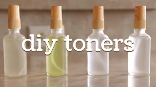 How To Make A Face Toner 🌿 4 DIY Simple Natural Recipes [upl. by Maxentia654]