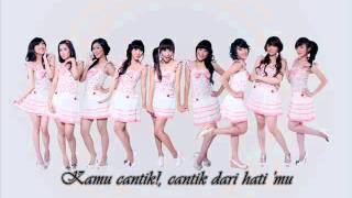 Beautiful  Cherry Belle  Cantik  With Lyrics [upl. by Beckie234]