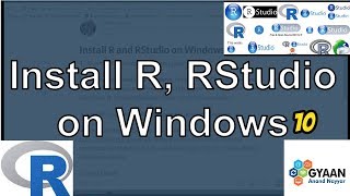 How to Install R R Studio amp R Package on Windows 10 [upl. by Sexela357]