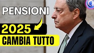 PENSIONI ARRIVA IL 2025 E CAMBIERÀ TUTTO ADEGUAMENTO DEI REQUISITI ETÀ PENSIONABILE QUALI AUMENTI [upl. by Wake]