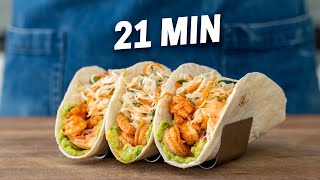 Shrimp Tacos in Under 25 Minutes Really  WEEKNIGHTING [upl. by Reggis]