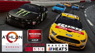 NASCAR HEAT 5 2020  Athlon 3000G  RX 550 4GB  8GB RAM  1080P High Settings [upl. by Dnalyk]