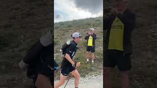 UTMB 2024  Jim Warmsley getting to the top of Col De Voza utmb2024 jimwarmsley trailrunning [upl. by Melitta]